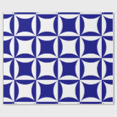Peter overvallen om Paul Blue Pattern te betalen Cadeaupapier (Vlak)