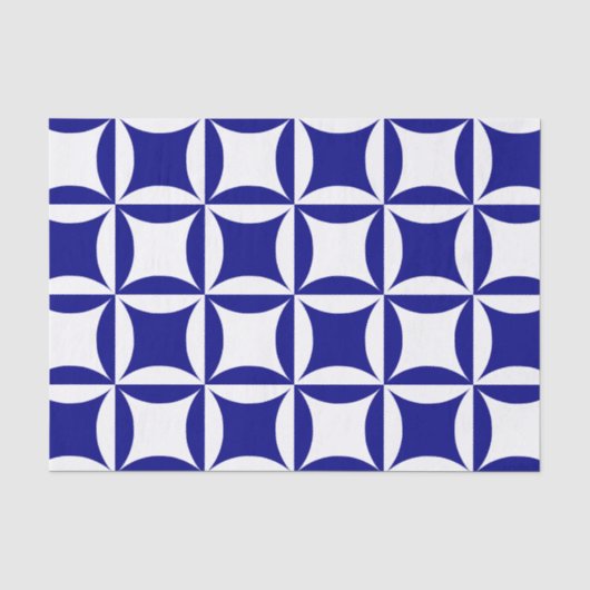 Peter overvallen om Paul Blue Pattern te betalen Tissuepapier (Voorkant)