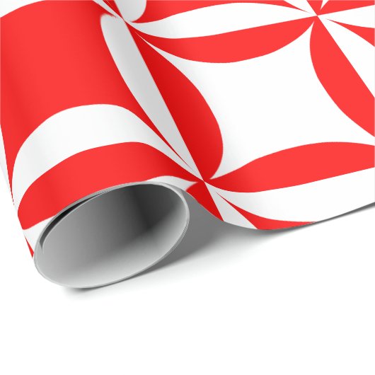 Peter overvallen om Paul Red Pattern te betalen Cadeaupapier (Rol Hoek)