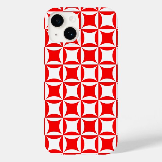 Peter overvallen om Paul Red Pattern te betalen Case-Mate iPhone Case (Achterkant)