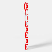 Peter overvallen om Paul Red Pattern te betalen Case-Mate iPhone Case (Achterkant / Links)