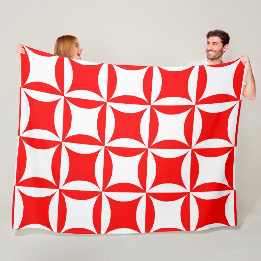 Peter overvallen om Paul Red Pattern te betalen Fleece Deken (In situ)