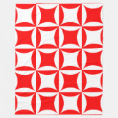 Peter overvallen om Paul Red Pattern te betalen Fleece Deken (Voorkant)