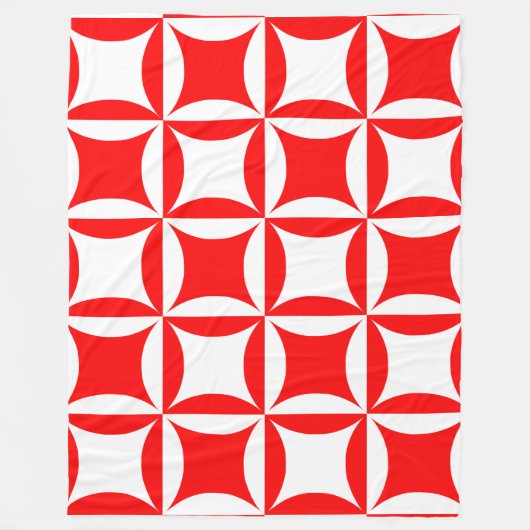 Peter overvallen om Paul Red Pattern te betalen Fleece Deken (Voorkant)