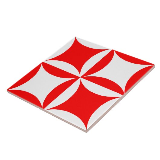 Peter overvallen om Paul Red Pattern te betalen Tegeltje (Zijkant)