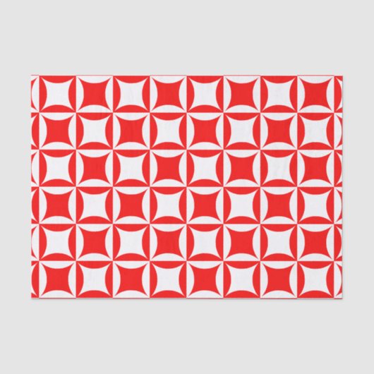Peter overvallen om Paul Red Pattern te betalen Tissuepapier (Voorkant)