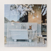 Peter pakt een Bath Legpuzzel (Verticaal)