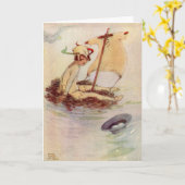  Peter Pan afbeelding kaart om aan te passen (Gele Bloem)