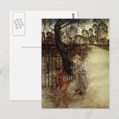 Peter Pan Arthur Rackham Briefkaart (Voorkant / Achterkant)