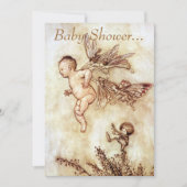 Peter Pan as Flying Baby Invite Kaart (Voorkant)