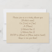 Peter Pan Baby shower uitnodiging (Achterkant)