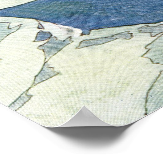 Peter Pan en Tinker Bell door Alice B. Woodward Poster (Hoek)