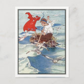 Peter Pan en Tinker Bell van Alice B. Woodward Briefkaart (Voorkant)