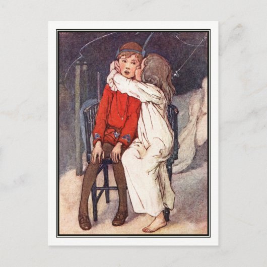 Peter Pan en Wendy door Alice B. Woodward Briefkaart (Voorkant)