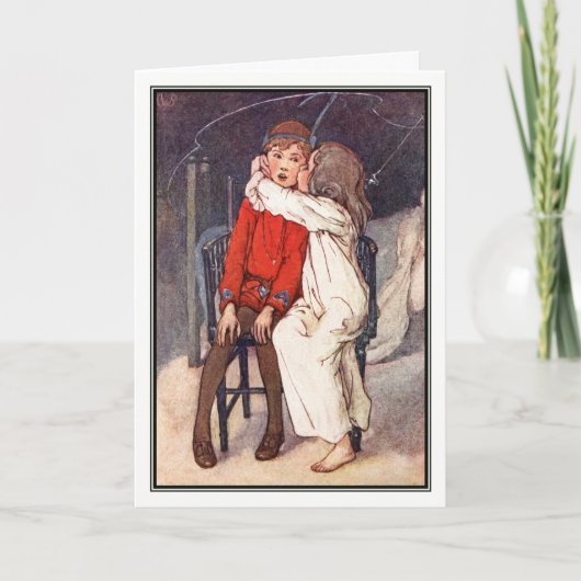 Peter Pan en Wendy door Alice B. Woodward Kaart (Voorkant)