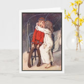 Peter Pan en Wendy door Alice B. Woodward Kaart (Gele Bloem)