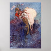 Peter Pan en Wendy door Alice B. Woodward Poster (Voorkant)