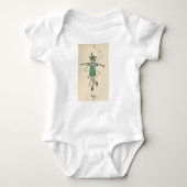 Peter Pan hand geschilderd in de jaren 20 Romper (Voorkant)