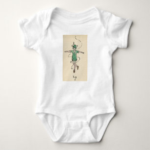 Peter Pan hand geschilderd in de jaren 20 Romper