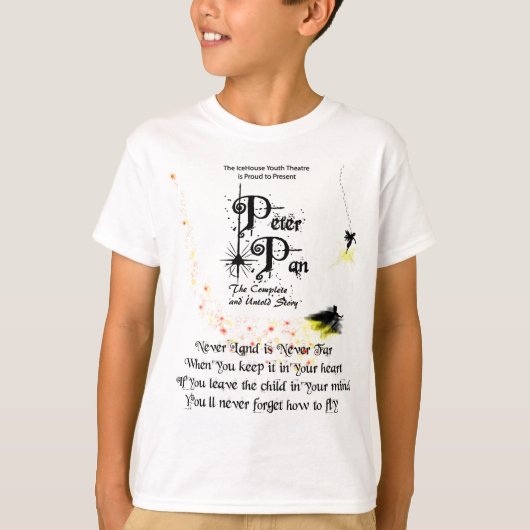 Peter Pan het Volledige en Untold Verhaal T-shirt (Voorkant)