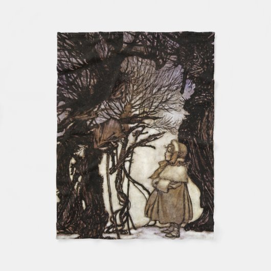 Peter Pan in Kensington Gardens Children's Fleece Deken (Voorkant)