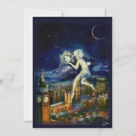 Peter Pan kerstkaart Kaart (Voorkant)