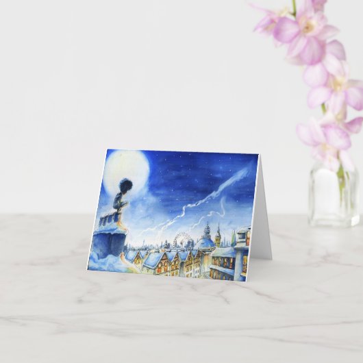 Peter Pan-kerstkaart Kaart (Orchidee)