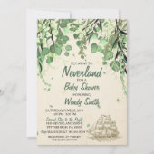  Peter Pan Neverland Baby shower Uitnodiging (Voorkant)