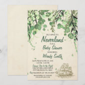  Peter Pan Neverland Baby shower Uitnodiging (Voorkant / Achterkant)