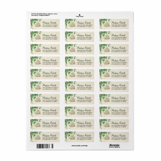  Peter Pan Neverland Return Address Label (Full Sheet)