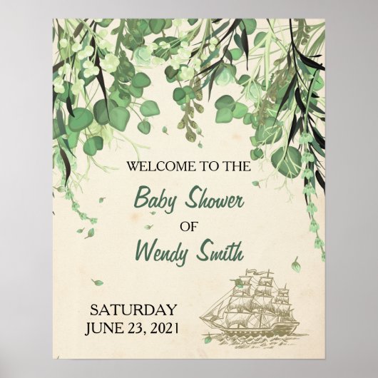 Peter Pan Neverland Welkomstbord Poster (Voorkant)