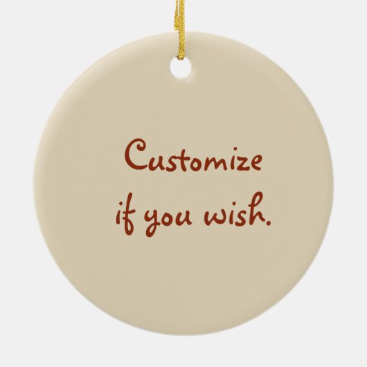 Peter Pan op Nest Raft Keramisch Ornament (Achterkant)