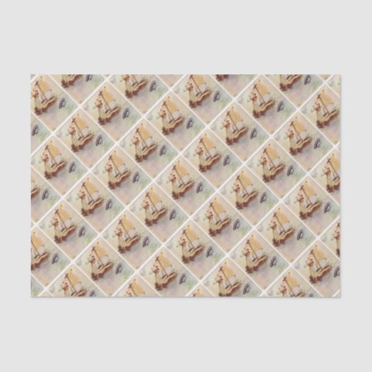 Peter Pan op Nest Raft Tissuepapier (Voorkant)