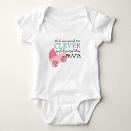 Peter Pan Pink Pram Quote voor Girl Babies Romper