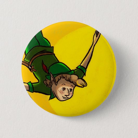 Peter Pan Ronde Button 5,7 Cm (Voorkant)