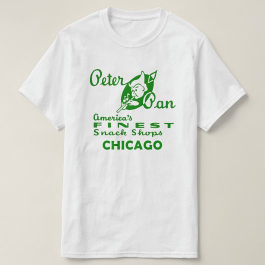 Peter Pan Snack Shop, Chicago T-shirt (Design voorkant)