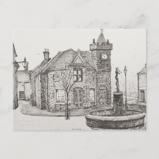 Peter Pan Statue Kirriemuir Scotland 2007 Briefkaart (Voorkant)