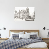 Peter Pan Statue Kirriemuir Scotland 2007 Canvas Afdruk (Insitu (Slaapkamer))