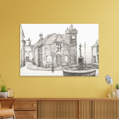 Peter Pan Statue Kirriemuir Scotland 2007 Canvas Afdruk (Insitu (Woonkamer))