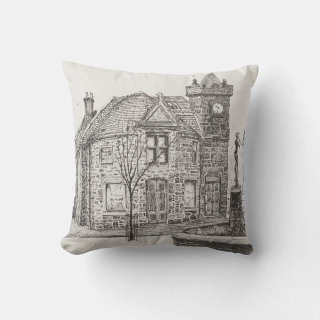 Peter Pan Statue Kirriemuir Scotland 2007 Kussen (Voorkant)