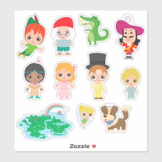 Peter Pan Sticker (Vel)