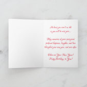 "Peter Pan Sugar Peas" Verjaardag Kaart (Binnen)