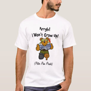 Peter Pan Syndrome Pirate T-shirt