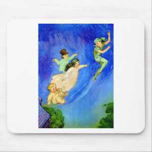 PETER PAN, WENDY, JOHN EN MICHAEL VLIEGEN WEG MUISMAT