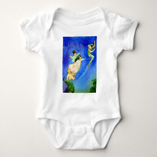 PETER PAN, WENDY, JOHN EN MICHAEL VLIEN WEG ROMPER (Voorkant)