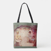 Peter Pan Wendy Lost Boys paddenstoel grot boek Tote Bag (Achterkant)