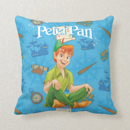 Peter Pan zit neer Kussen