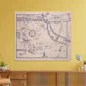 Peter Pan's Kensington-tuinen Canvas Afdruk (Insitu (Woonkamer))