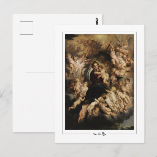 Peter Paul Rubens #250 - Kunstmatig Briefkaart (Voorkant / Achterkant)