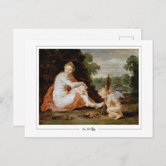 Peter Paul Rubens #4 - Fine Art Briefkaart (Voorkant / Achterkant)